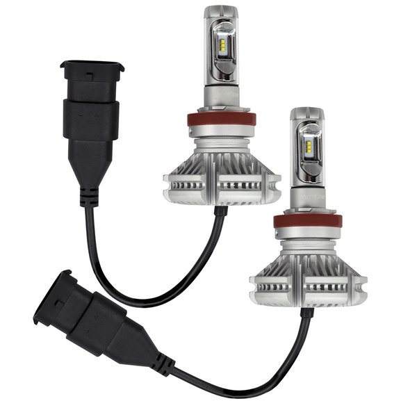 Heise By Metra H11 Replacement Led Headlight Kit, Pair HEH11LED